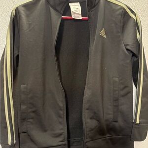 Adidas Black Zip-Up Jacket